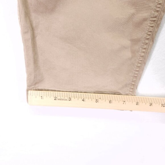 Vince Womens Dress Pants Size 8 Beige Straight Mid Rise Trousers - Picture 11 of 14